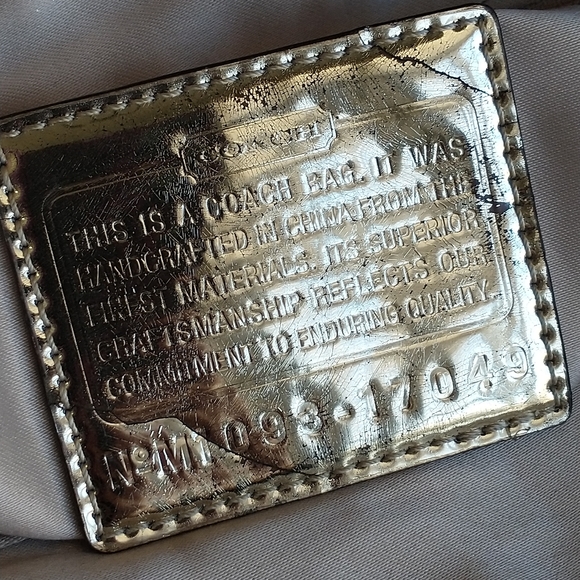 Coach Poppy Scribble Signature Fabric/Leather Bag - Picture 13 of 13